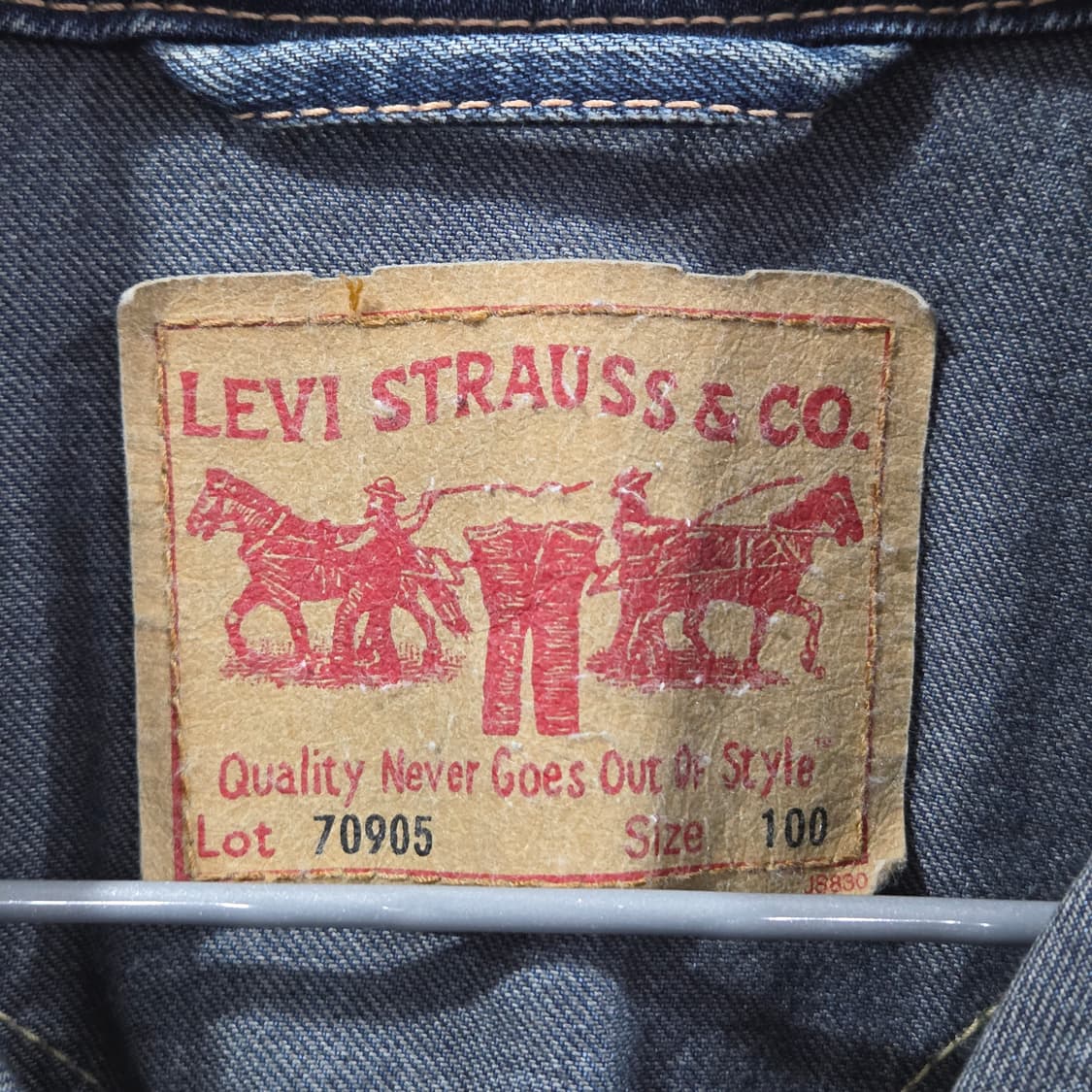 리바이스 70905 데님자켓 100 상품이미지3