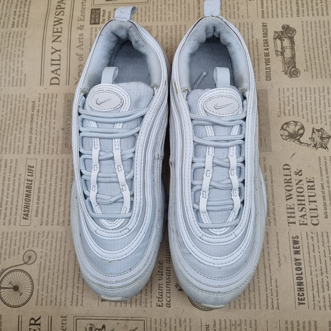 나이키 에어맥스 97 화이트 운동화245 상품이미지2