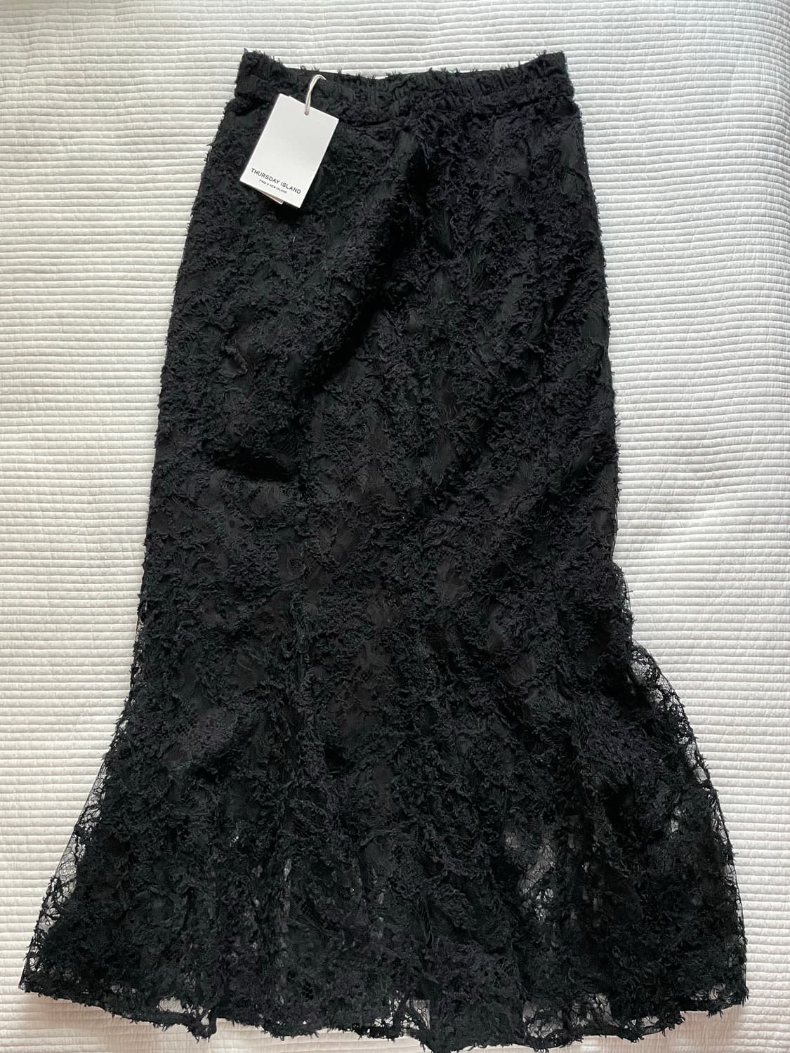 [택O 새 상품] 써스데이 아일랜드 레이스 머메이드 라인 스커트 상품이미지1