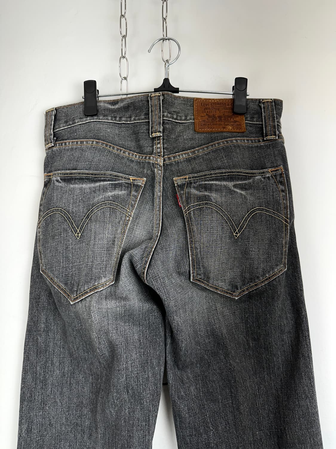 Levi’s 2000s 702 Gray Wash Denim Pants 상품이미지7