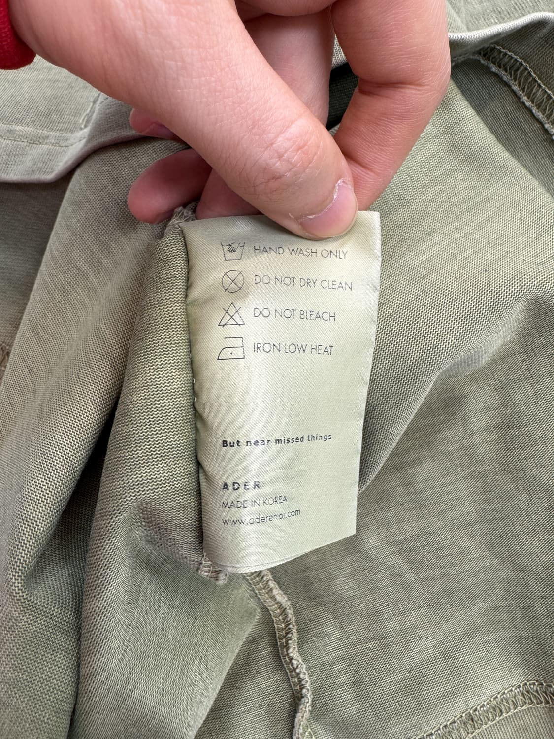 아더에러 21SS 니들 로고 티셔츠 상품이미지10