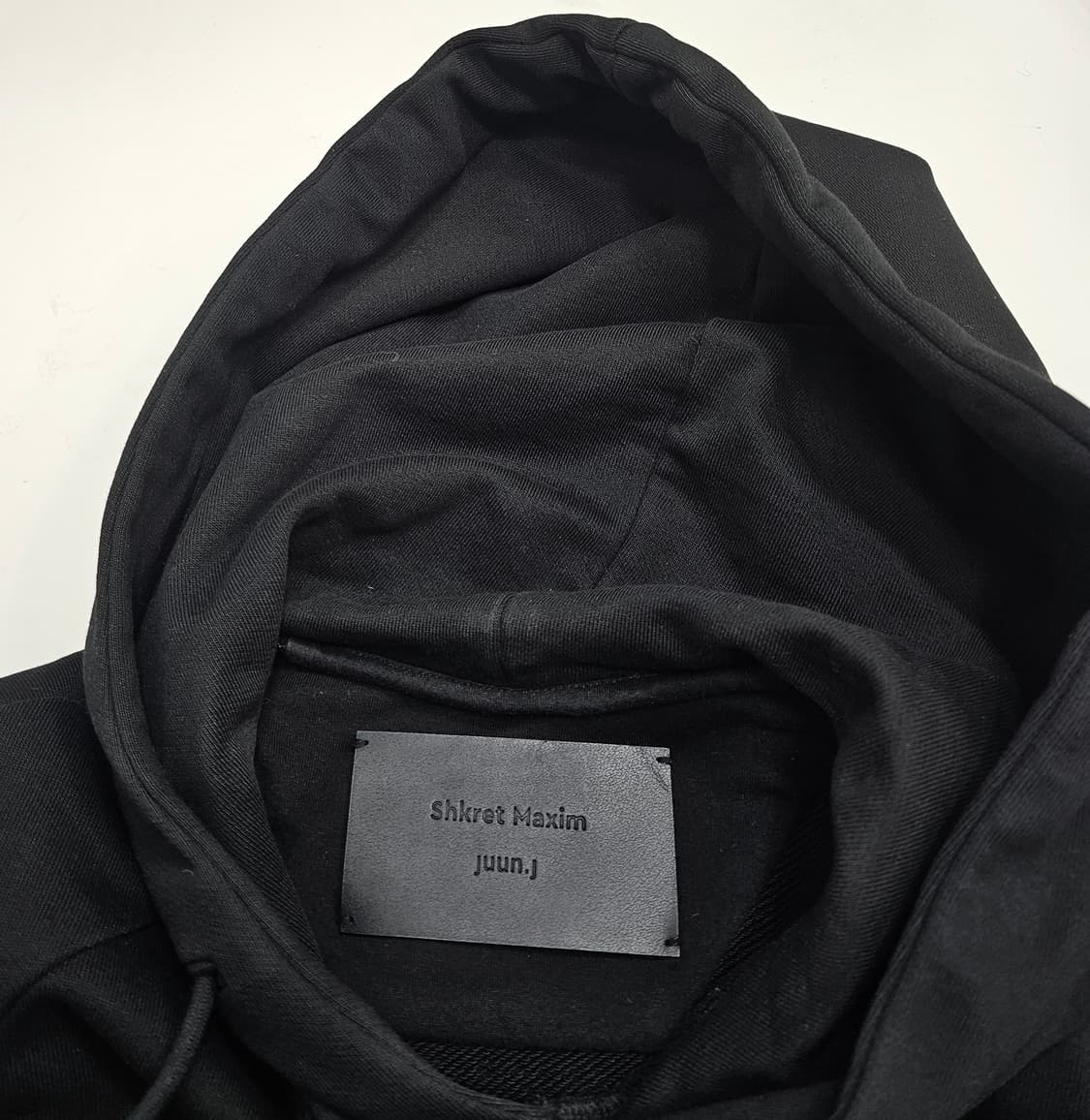 JUUN.J 준지 x 막심 고릴라 오버핏 후드 티셔츠 / 남 XS 블랙
 상품이미지8