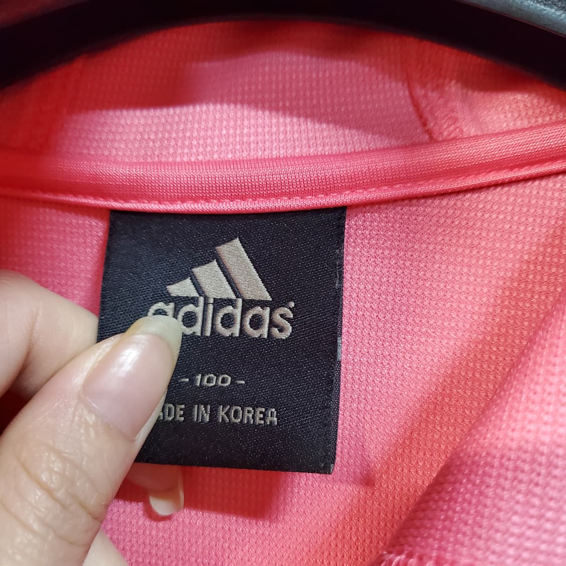아디다스 핑크 후드 져지  상품이미지3