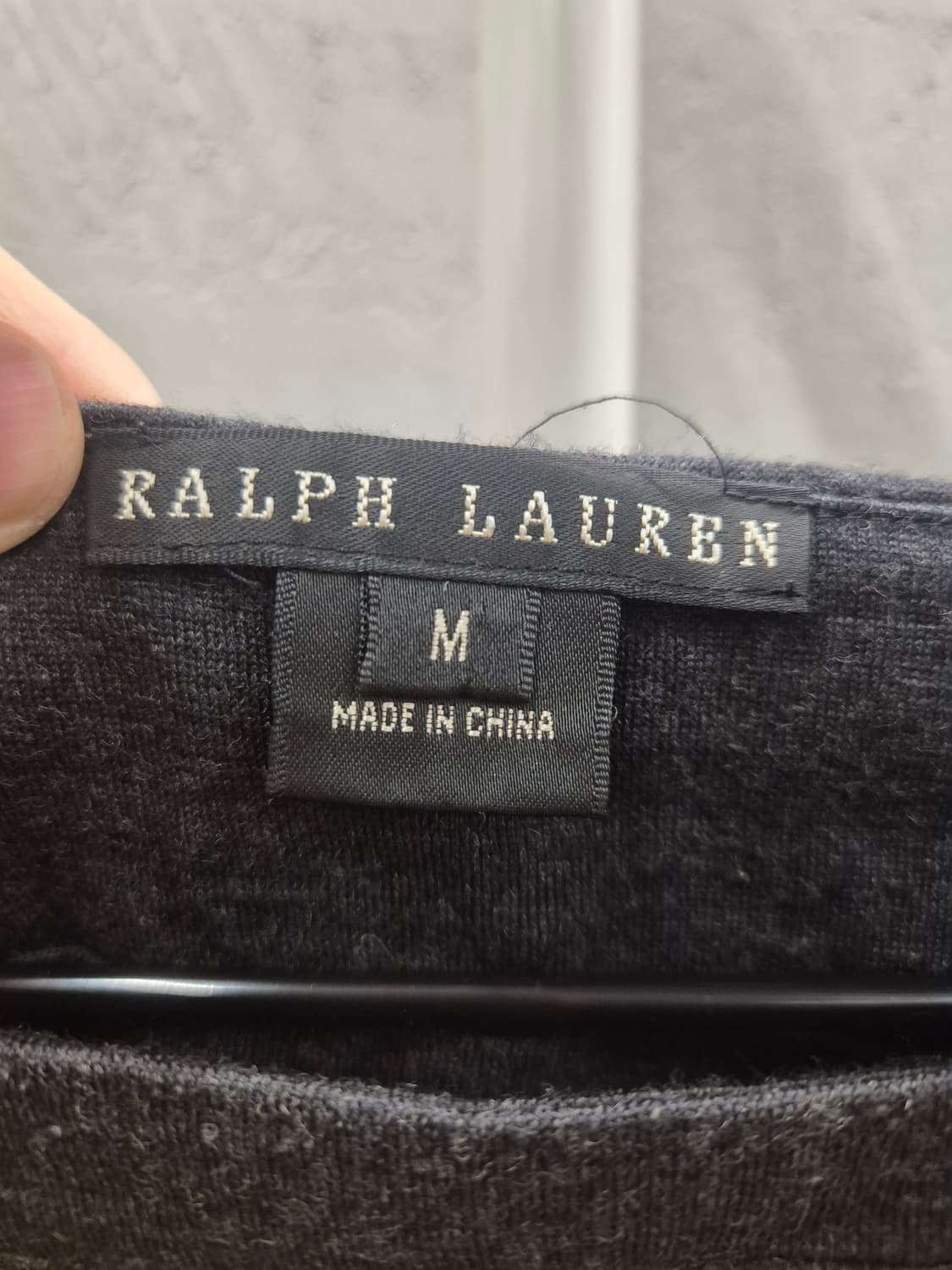 랄프로렌 퍼프반팔티 블랙 M 상품이미지4