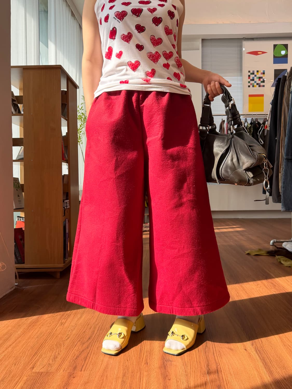 꼼데가르송 꼼데가르송 21AW 솔리드 하카마 팬츠 상품이미지1