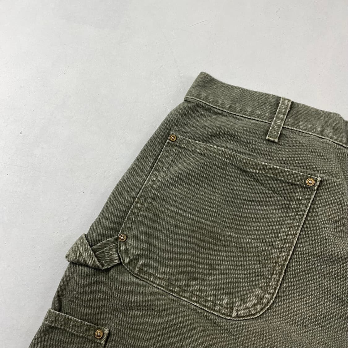 칼하트 OG 카키 더블니 워크 팬츠 (36) 상품이미지5