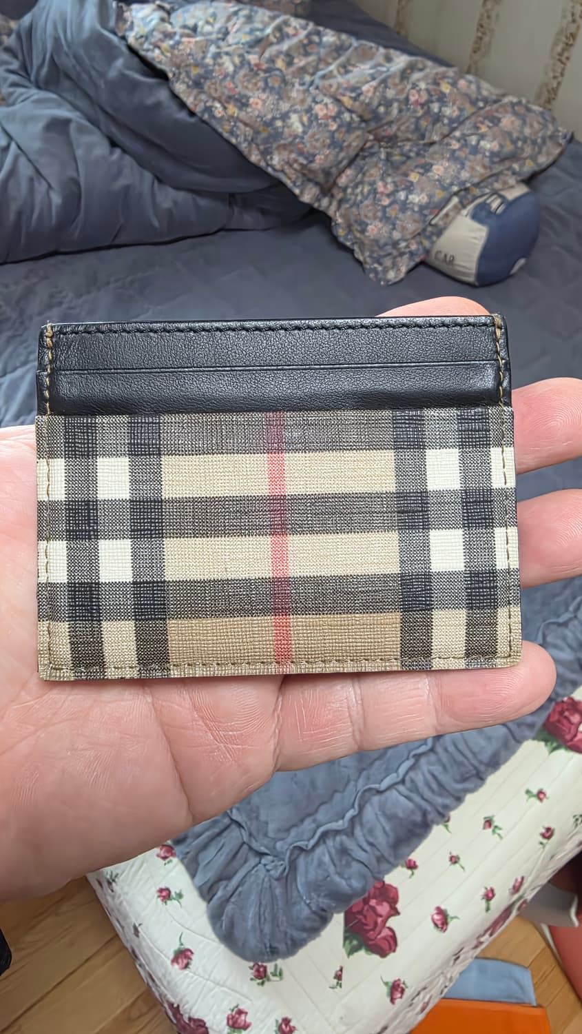 (정품) 버버리 체크 카드지갑/남녀공용/개인/팝니다. 상품이미지6