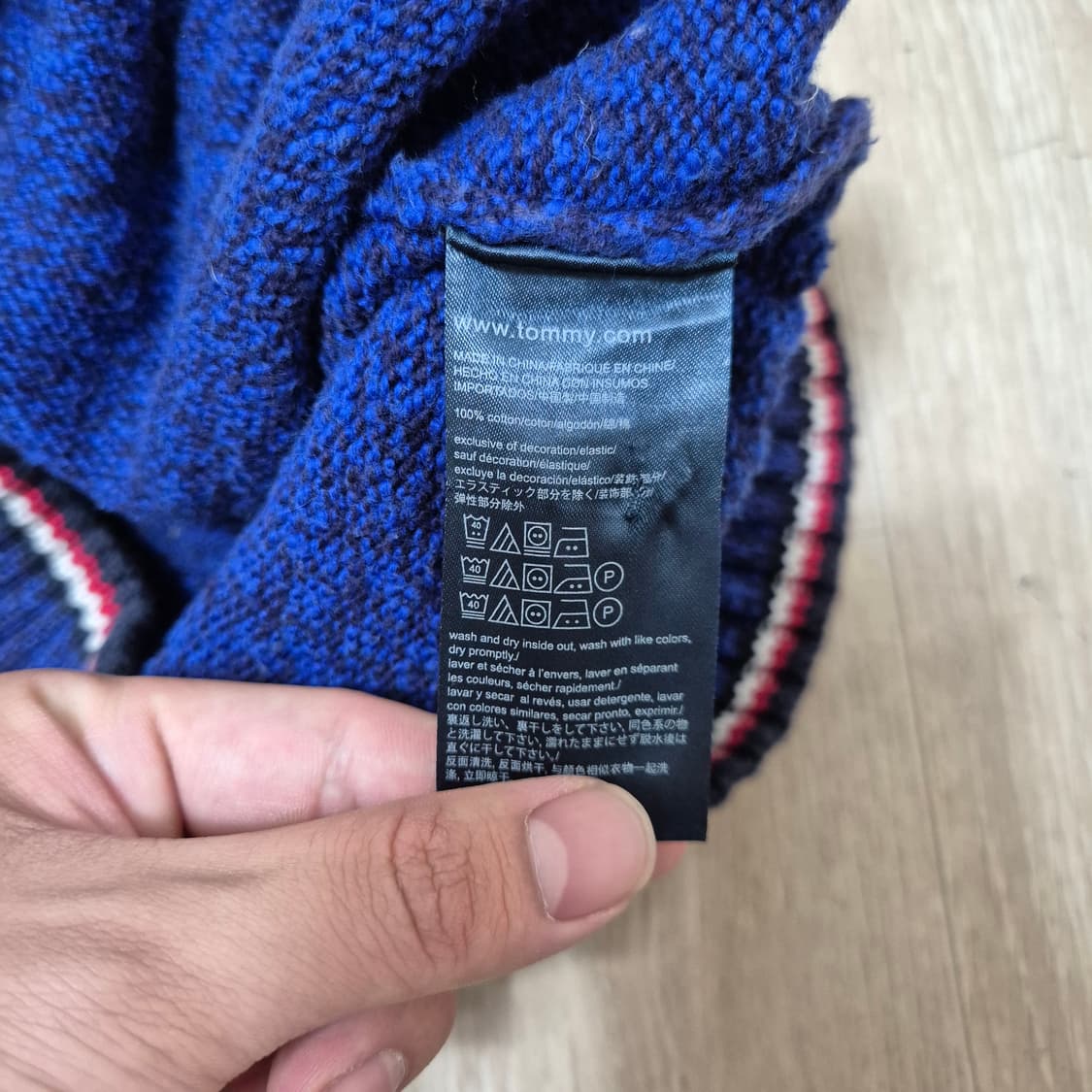 타미힐피거 미니플래그 베이직 니트  상품이미지6