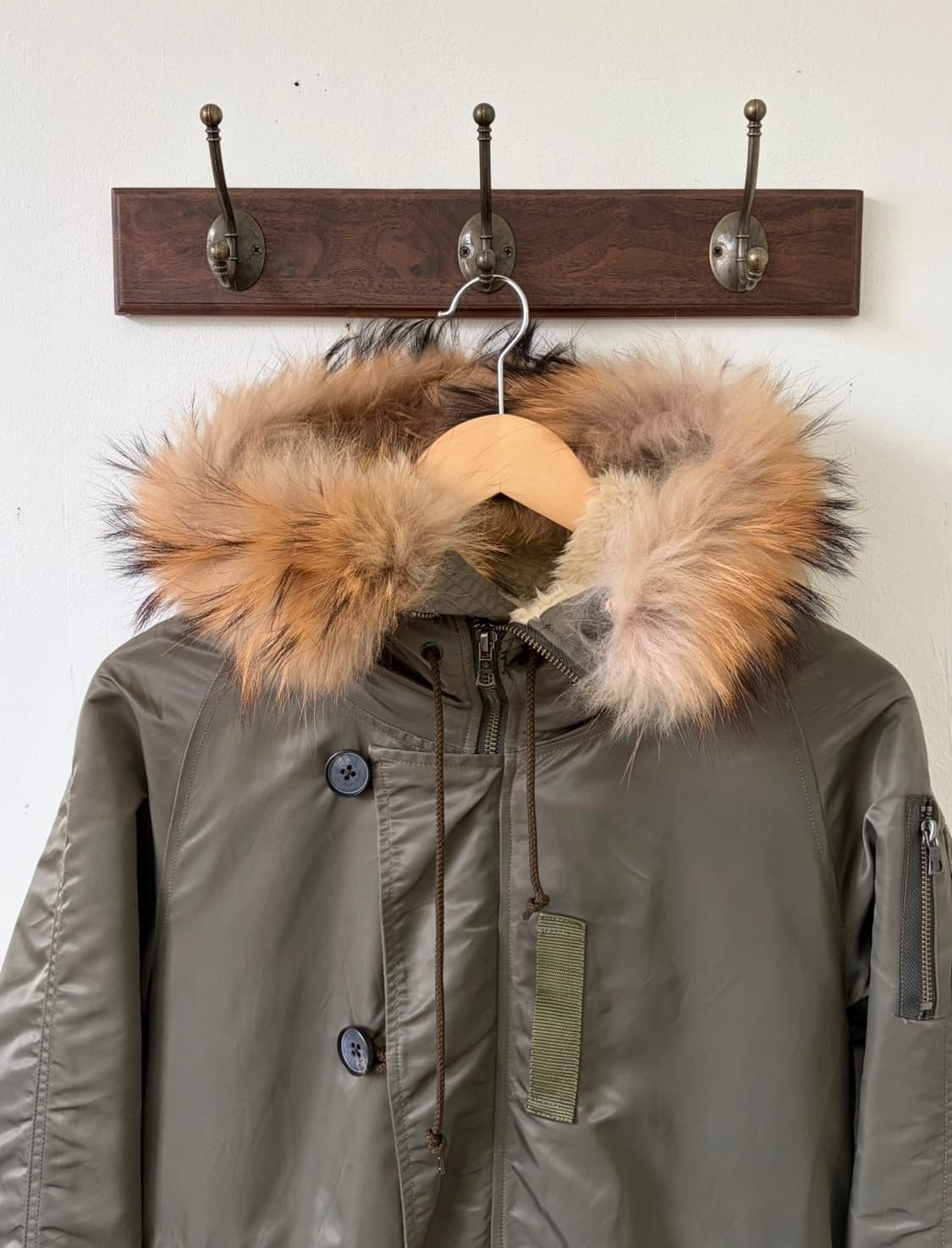 STUDIOUS 라쿤 퍼 야상 상품이미지2