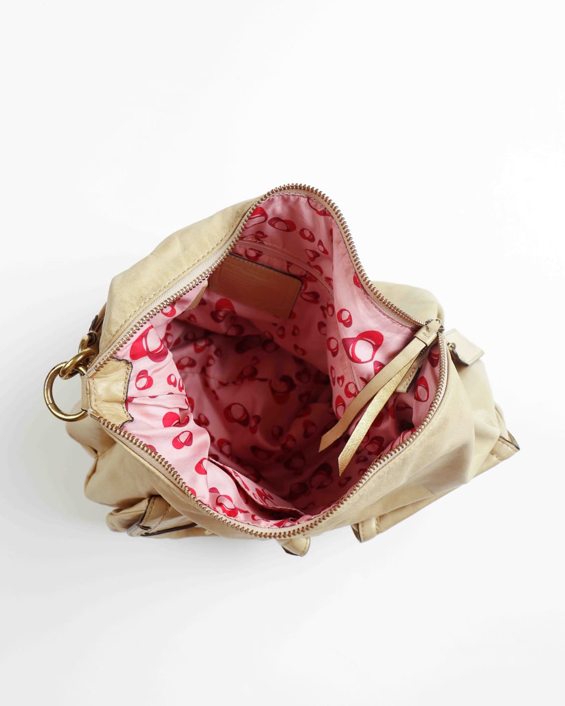 [COACH] 크림베이지 레더 숄더백 상품이미지6