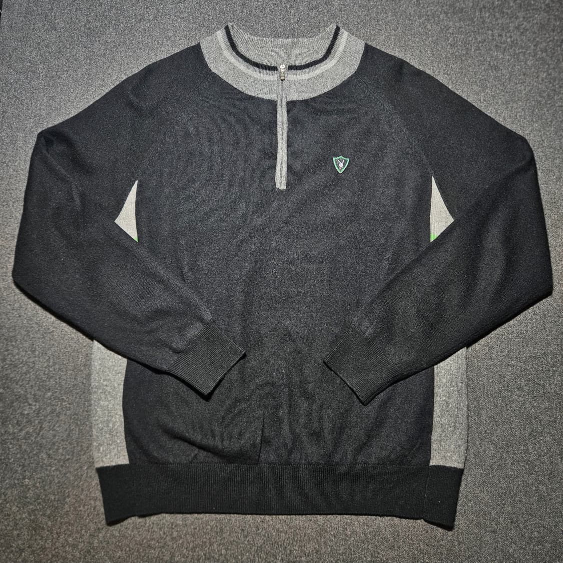 플레이보이 골프 남성 반집업 방풍니트 105 상품이미지1