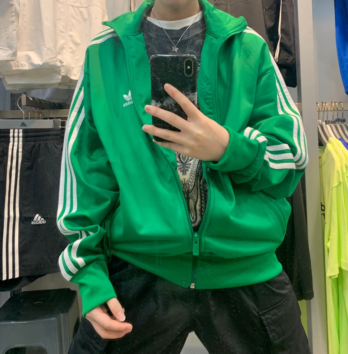 아디다스 초록 져지 상품이미지2