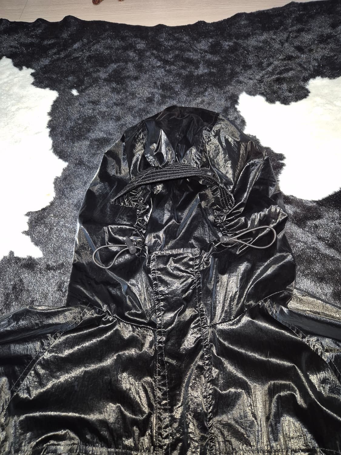 비슬로우 퍼플 글로시 바람막이 M 상품이미지2