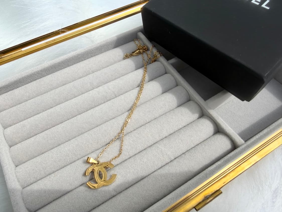 샤넬 골드 로고 체인 목걸이 상품이미지10