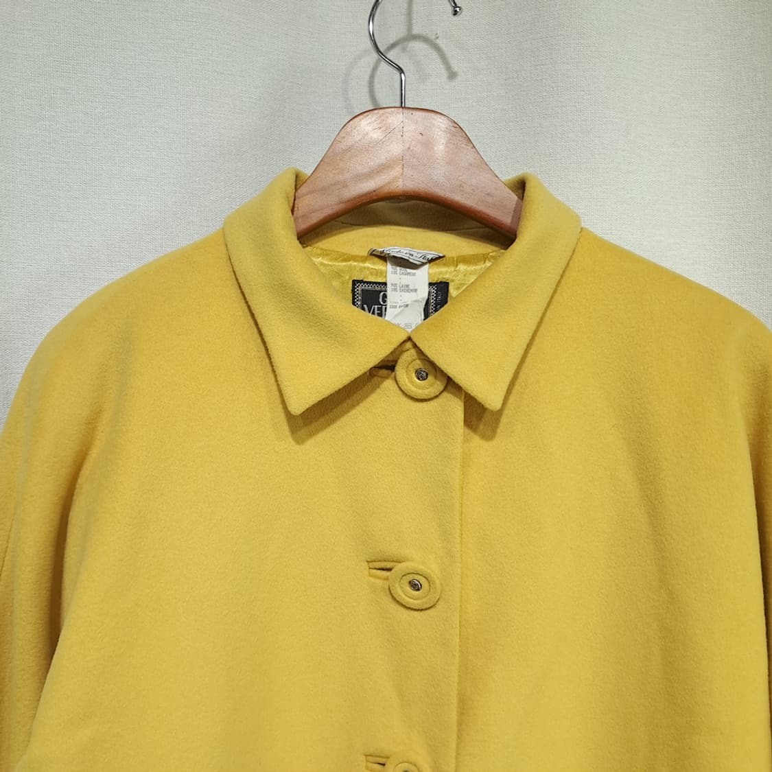 CN890W M 베르사체 꾸뛰르 울 캐시미어 롱코트 상품이미지3