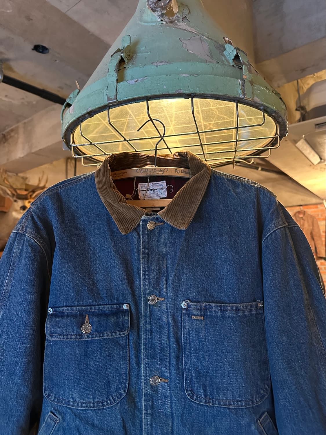 80s USA 빈티지 폴로 랄프로렌 덩가리 데님 자켓 상품이미지2