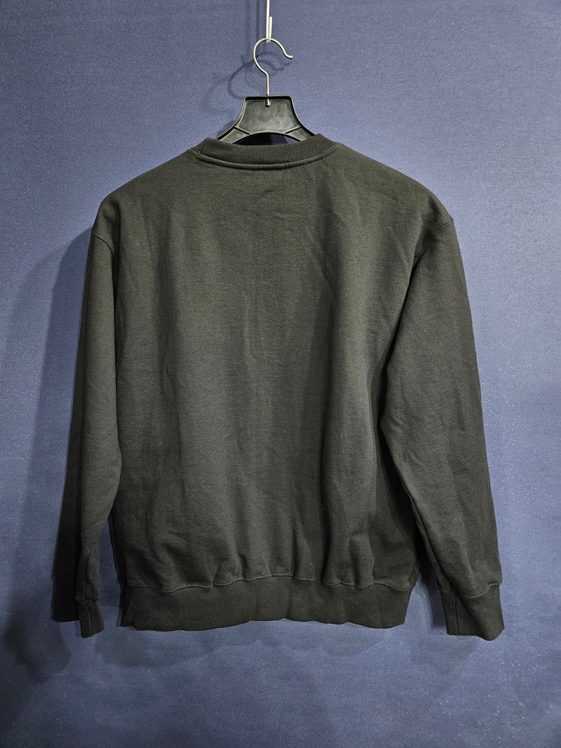 유니폼 브릿지 1960 블랙 남성 세미오버핏 100 맨투맨  상품이미지2