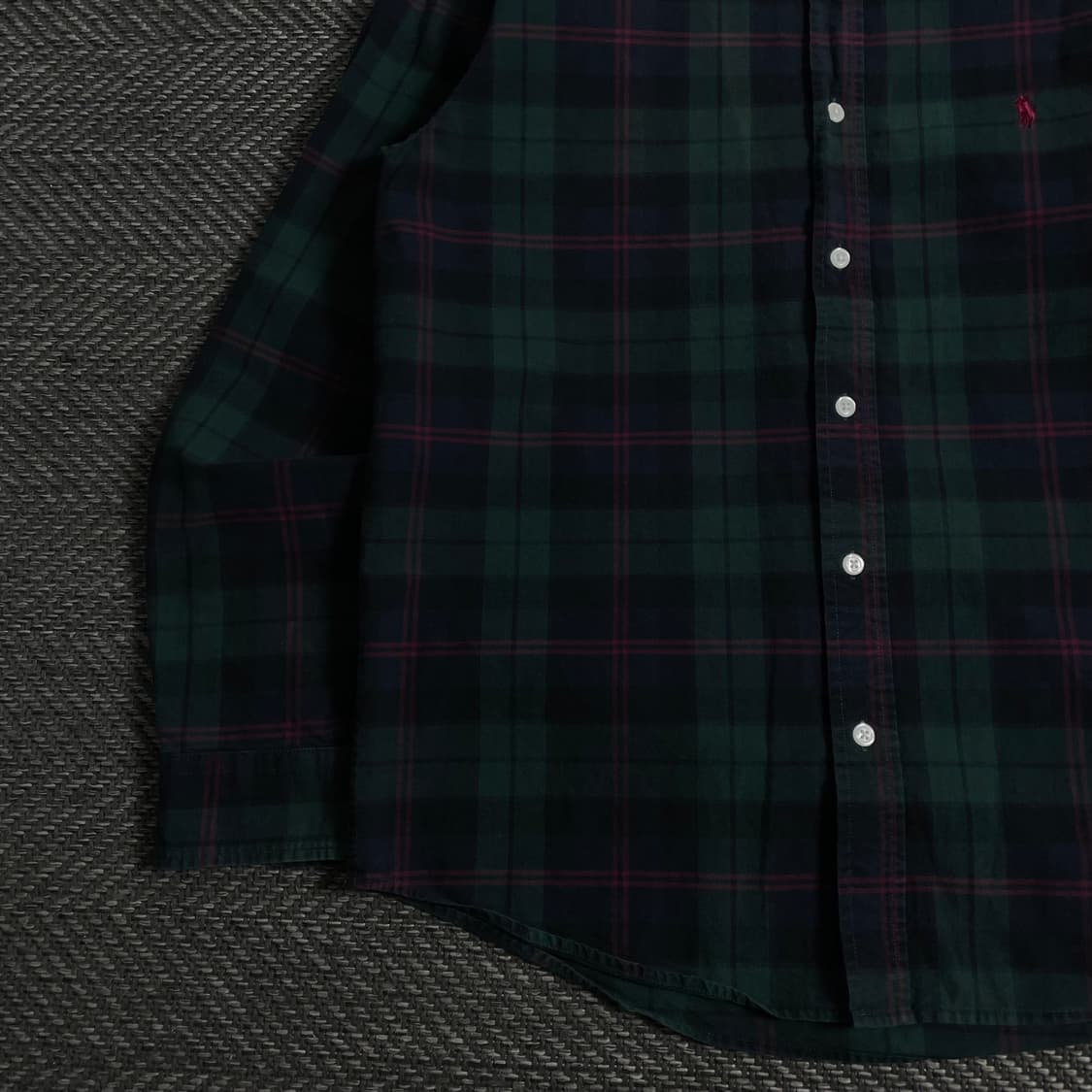 폴로 랄프로렌 체크 블럭 박시핏 셔츠y 3850 상품이미지4