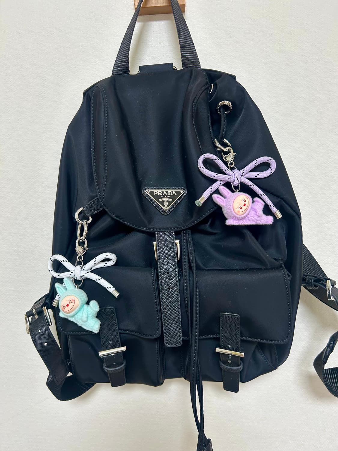 (1)🧘요가하는 미니 라부부 키링💜 상품이미지4