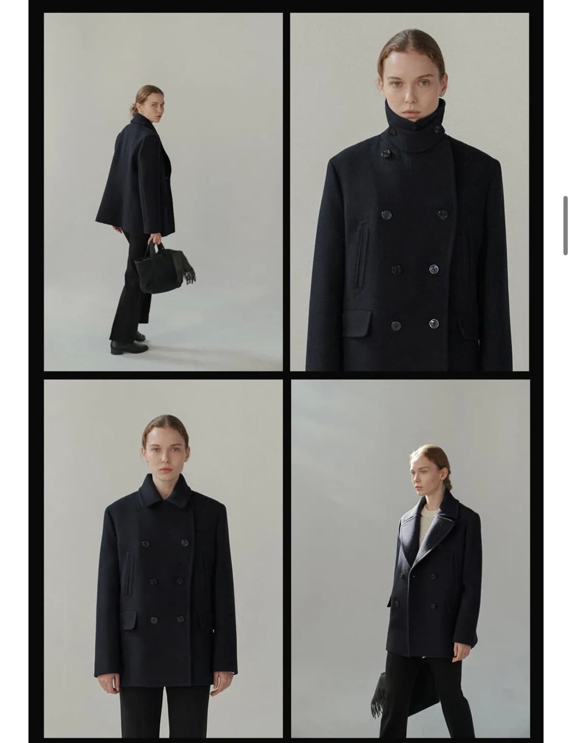 클린 피코트(KLEAN Classic pea coat/Dark Navy) 상품이미지4