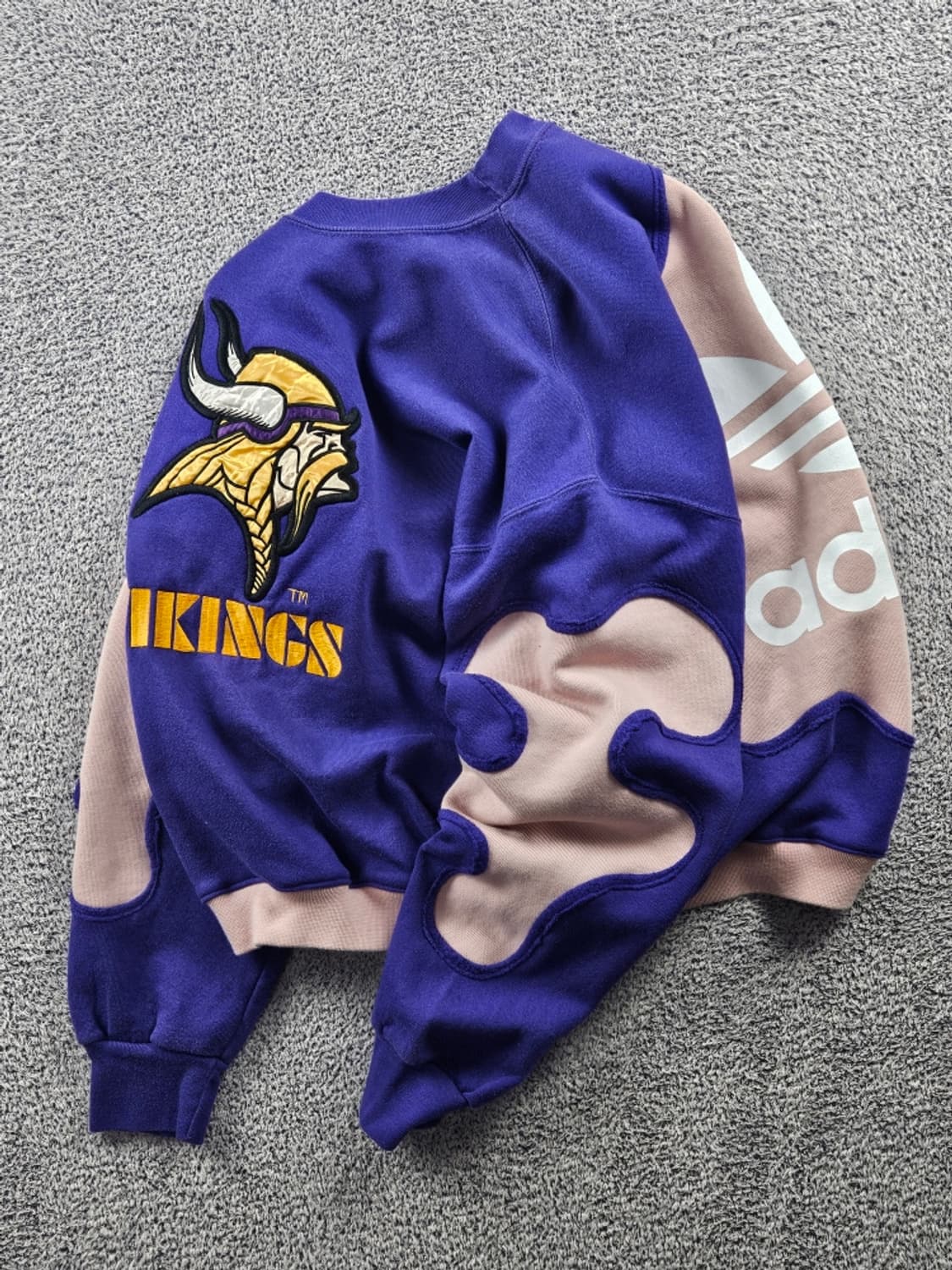 90's USA 넛맥 X 아디다스 커스텀 스웻 맨투맨 (XL)/10994 상품이미지3