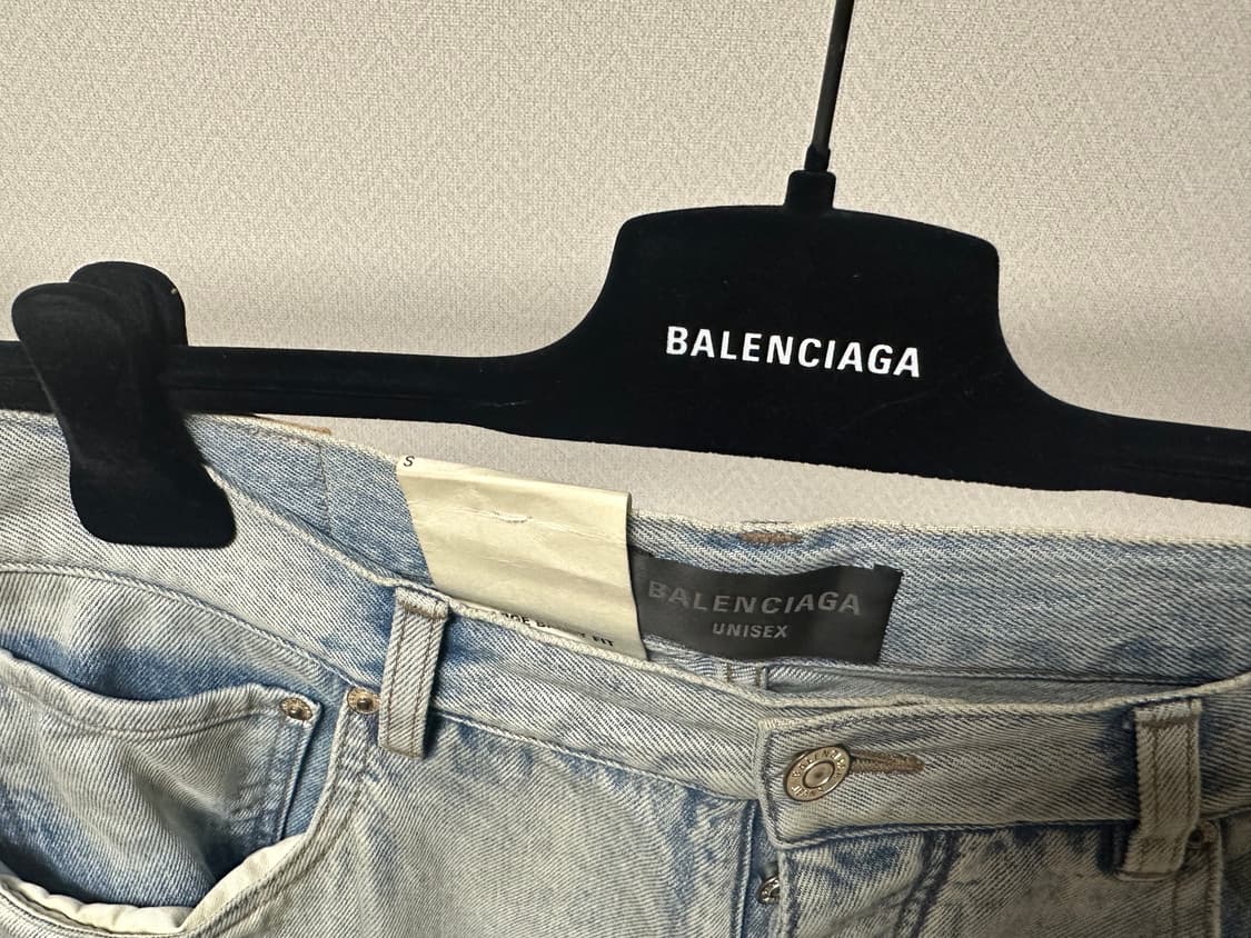 발렌시아가 스티커 데님 S사이즈 상품이미지2