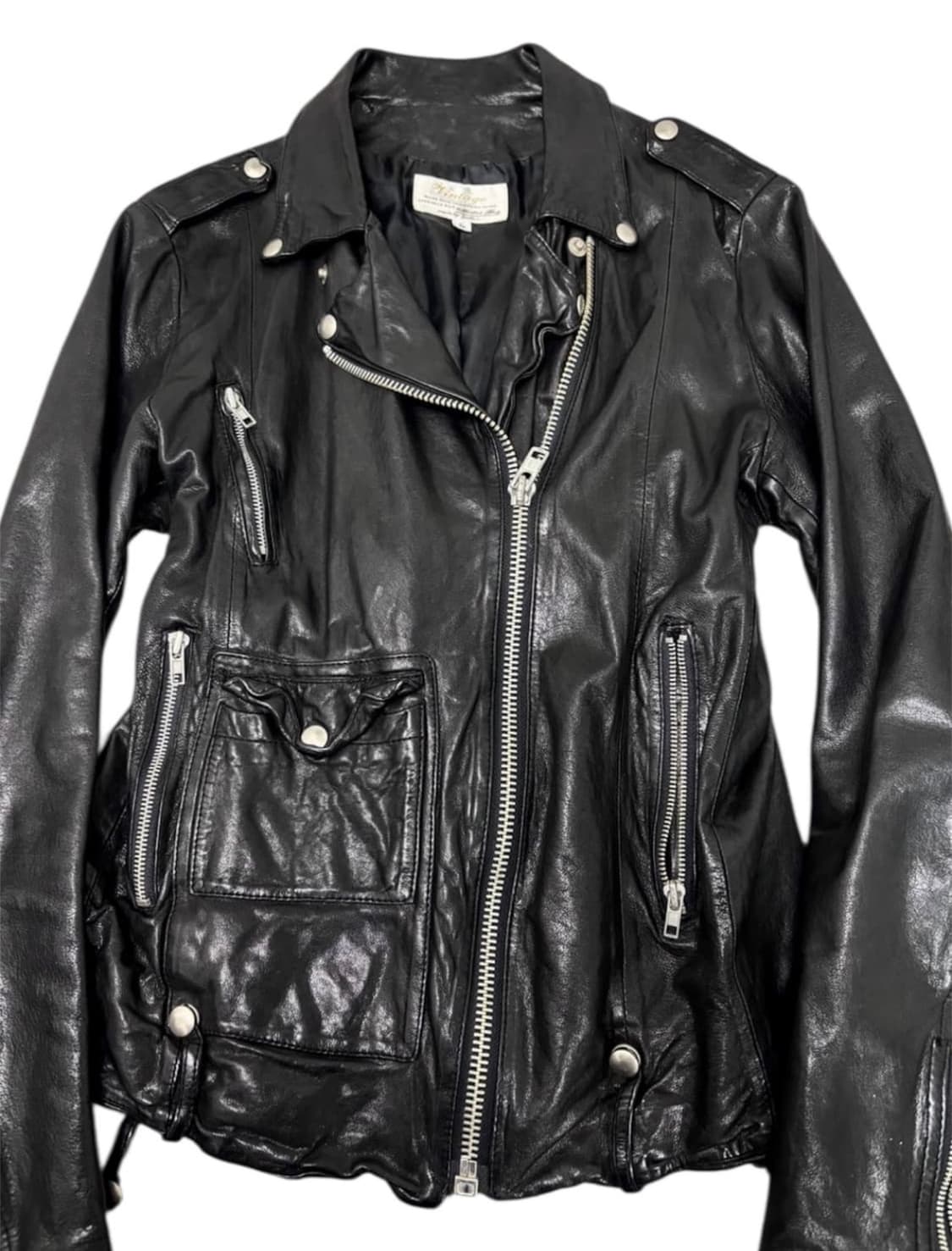 LambSkin Side Zip Jacket 상품이미지1