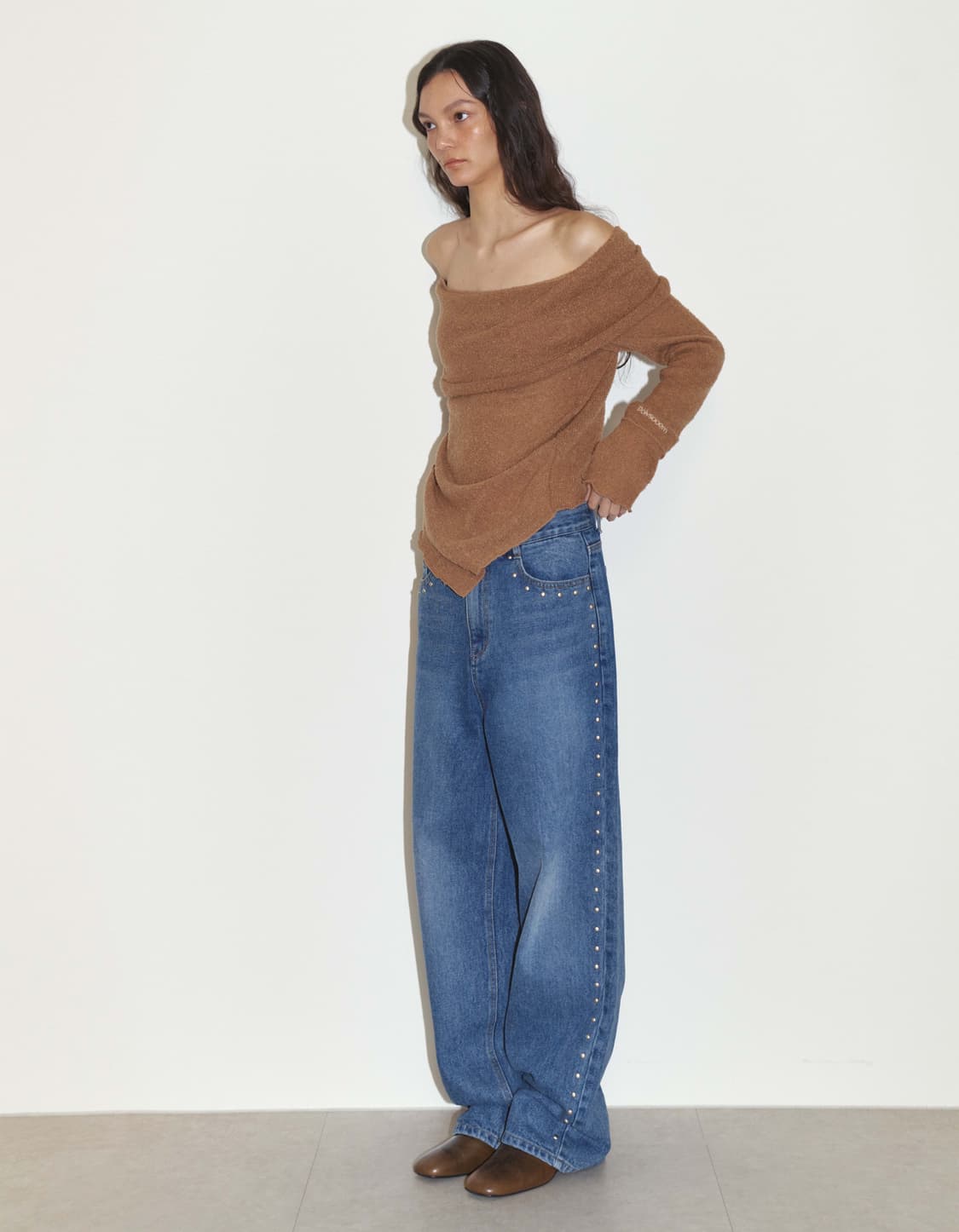 Polysooem studded washed jeans 상품이미지5