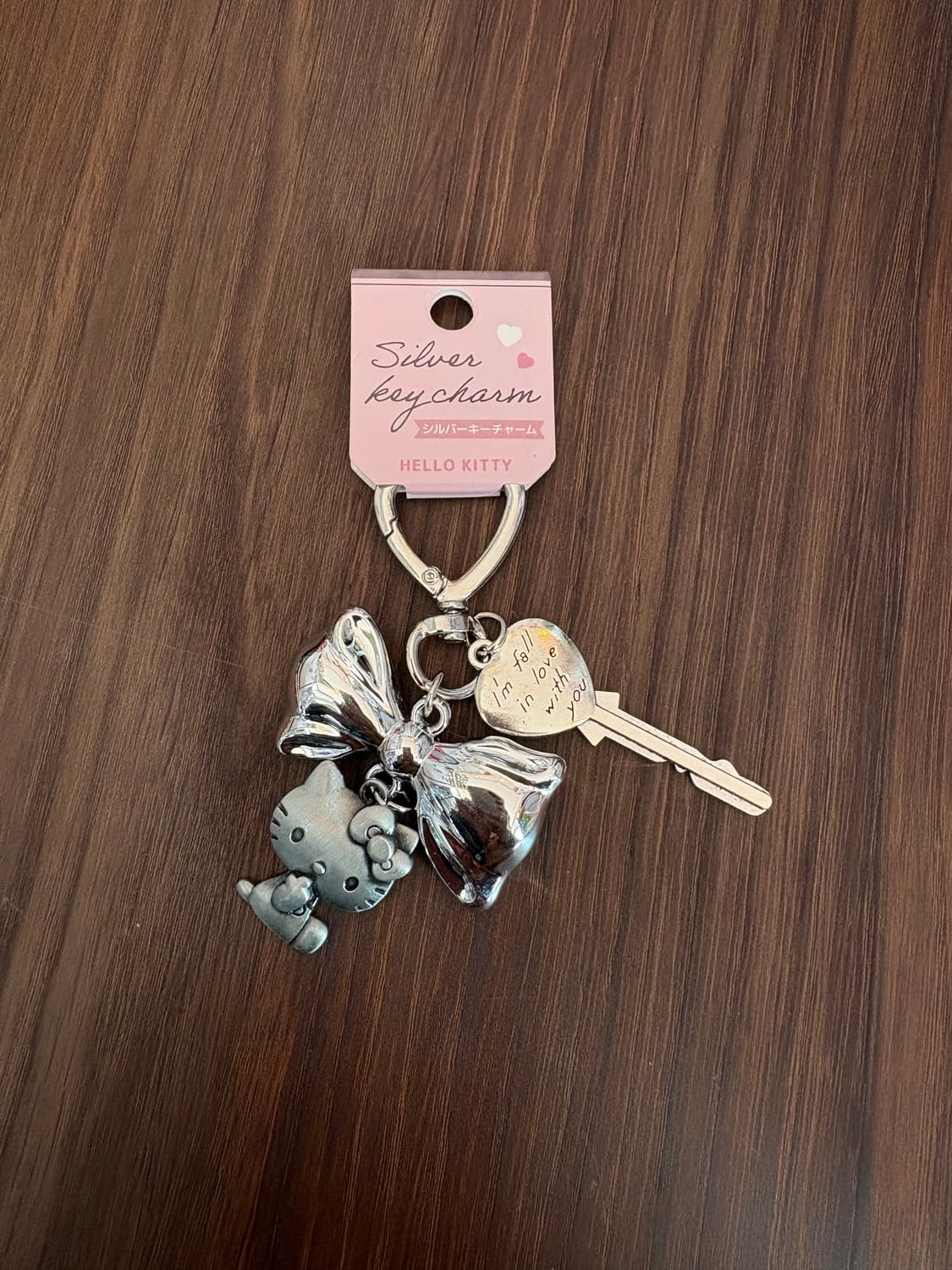 헬로키티 실버 키링 상품이미지1