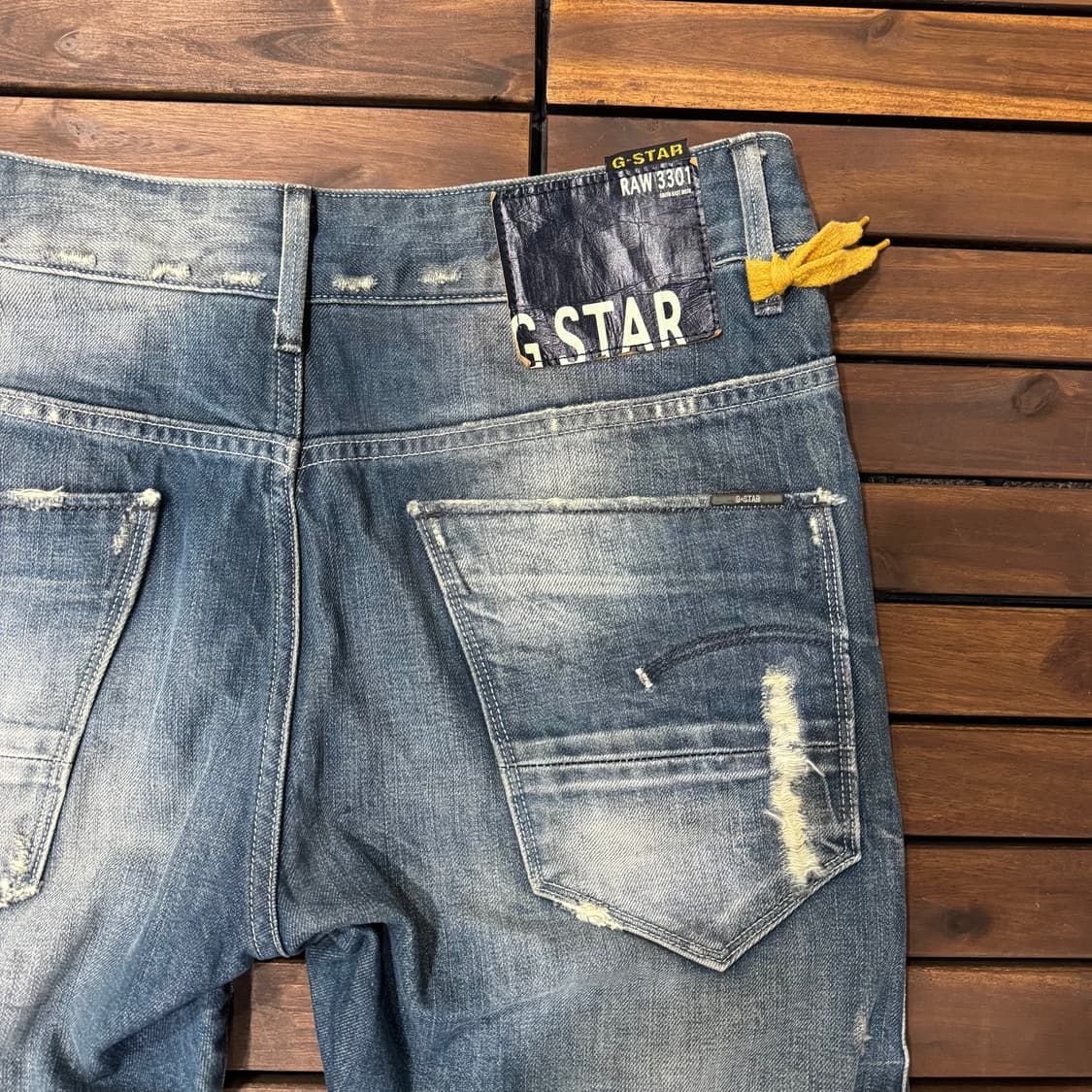 지스타 로우 트위스트 커팅 포인트 데님 (32)   상품이미지5