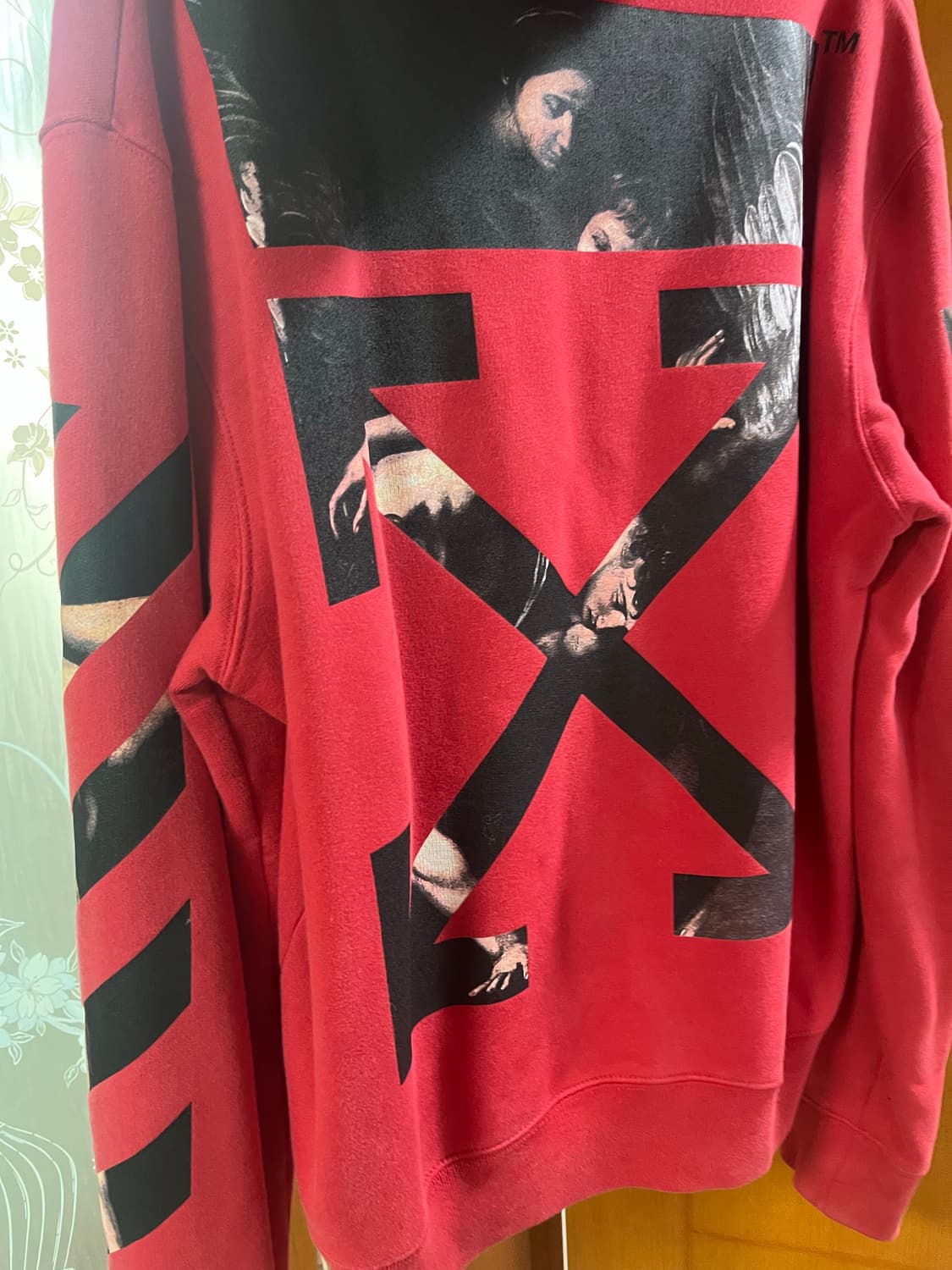 오프화이트 후드티 백화점판 L size 상품이미지1
