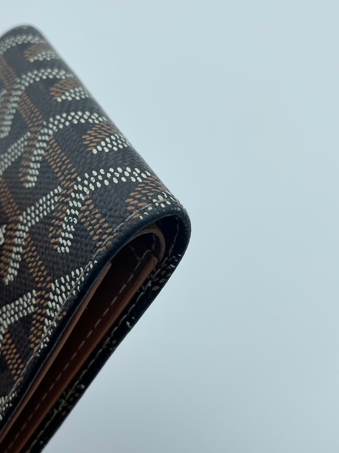 [ 정품 ] 고야드 빅투와르 반지갑 블랙 탄, 최저가 상품이미지10