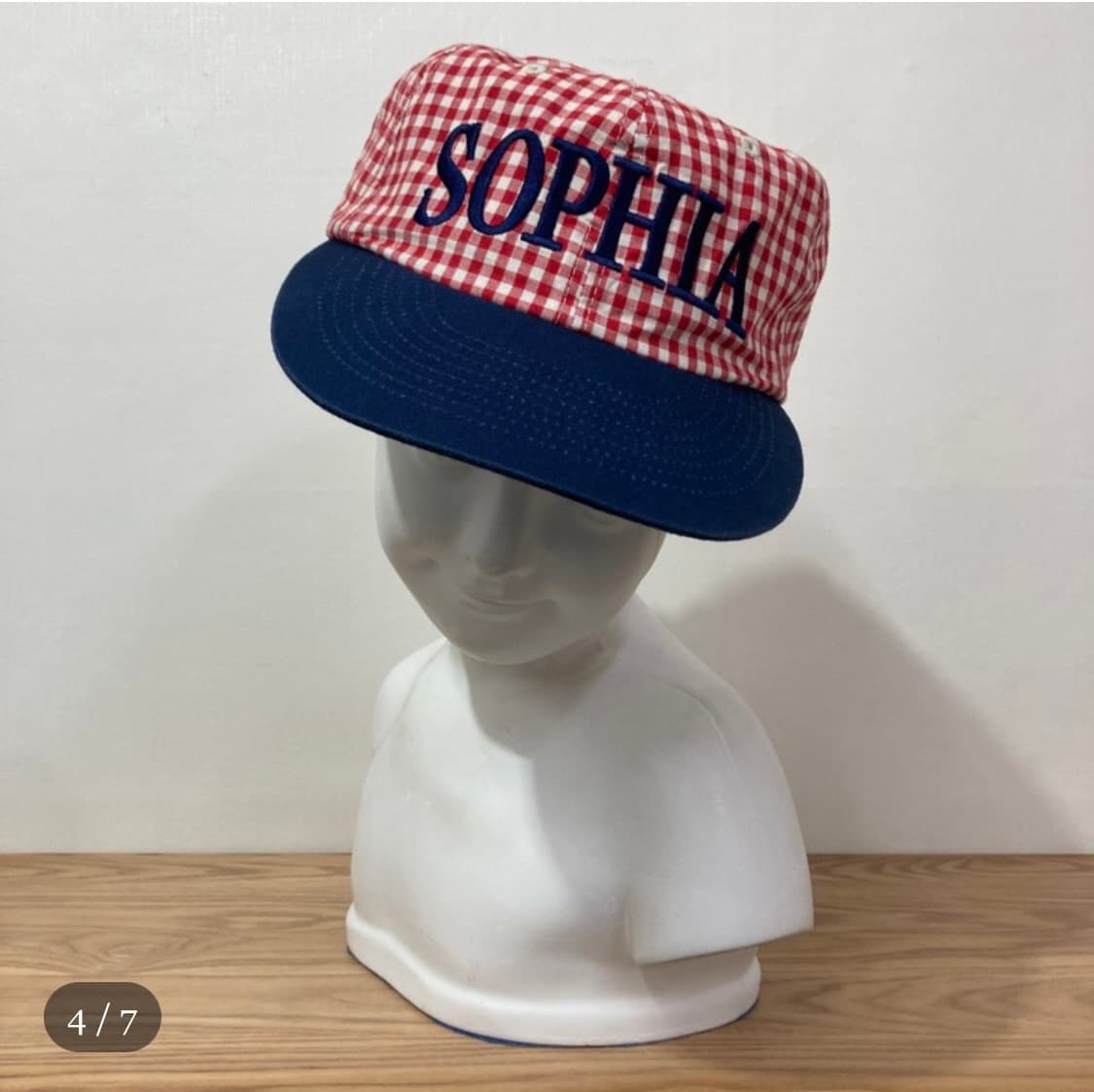 마스컴퍼니 sophia gingham check cap 상품이미지3