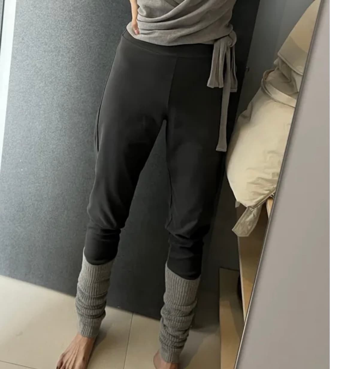 브리피스 Yoga Ribbed Pants 새제품 상품이미지3