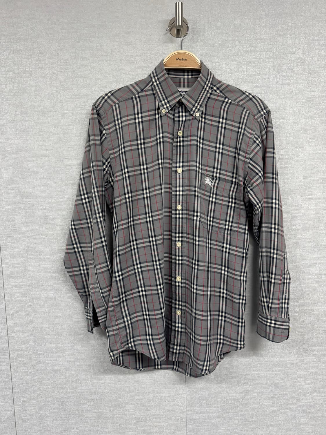 90s 버버리 체크 셔츠 상품이미지1