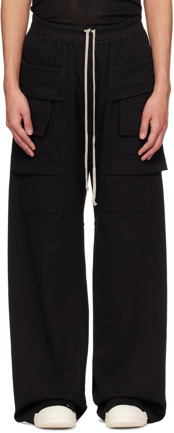 [M]릭오웬스 와이드 크리치 카고 팬츠 상품이미지1