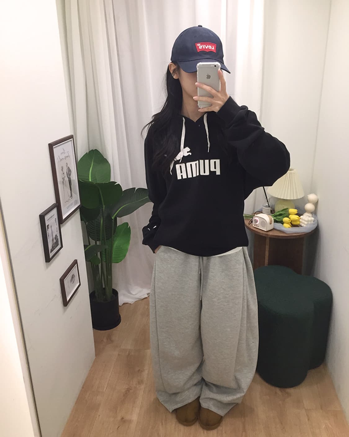 공용 퓨마 스웻후드티 95~100 상품이미지2