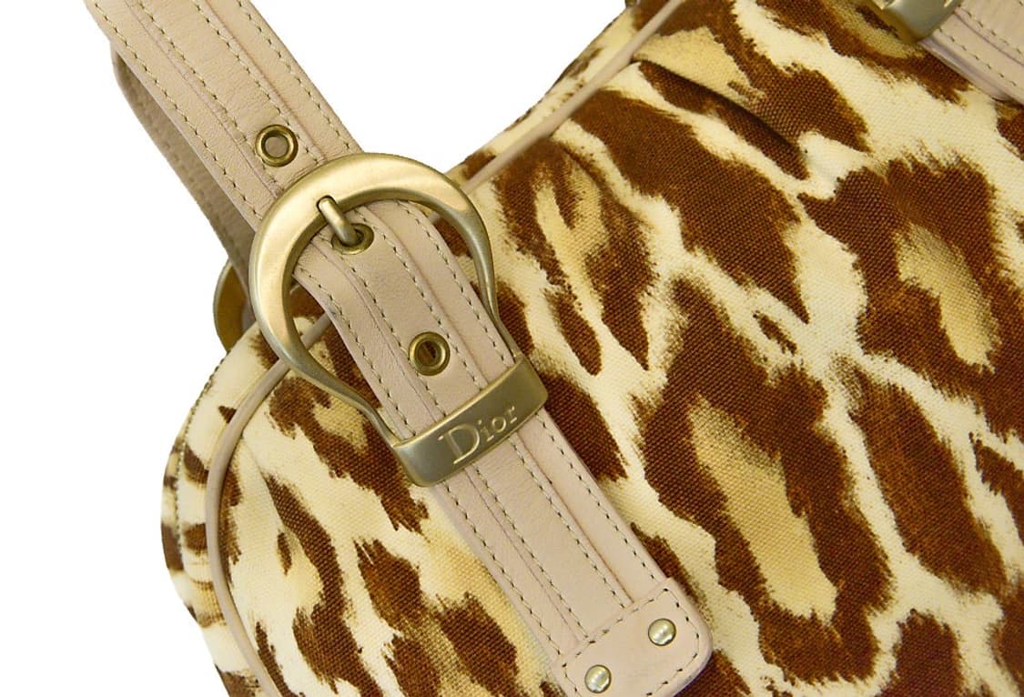 디올 레오파드 빈티지 숄더백(정품) 상품이미지6