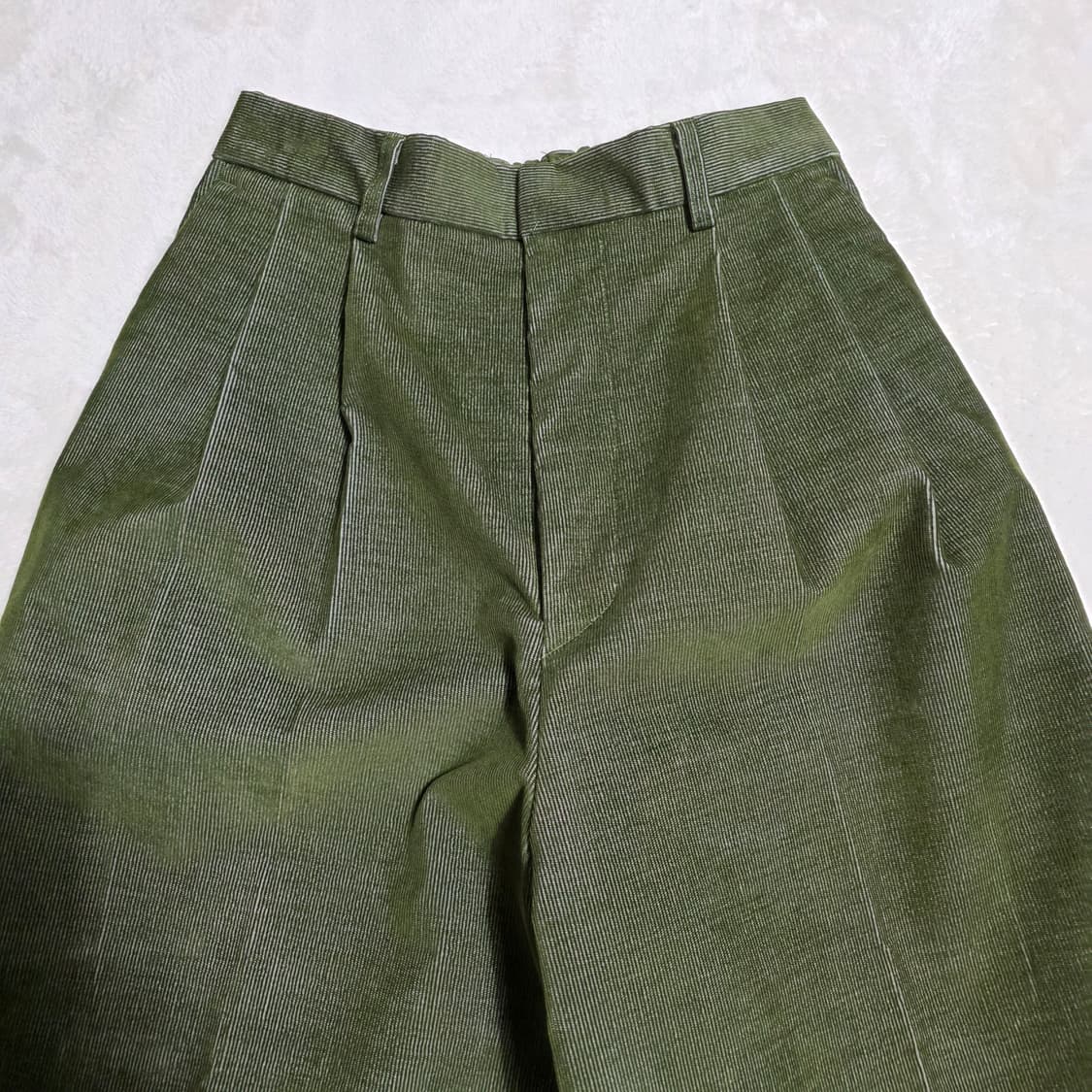 (2)여성 YUE HIGH-END 와이드 배기핏 코듀로이 팬츠 상품이미지2