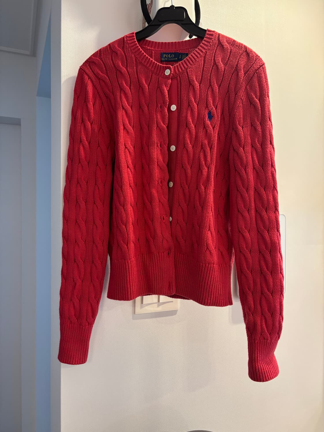 폴로 랄프로렌 꽈배기 가디건 s 상품이미지1