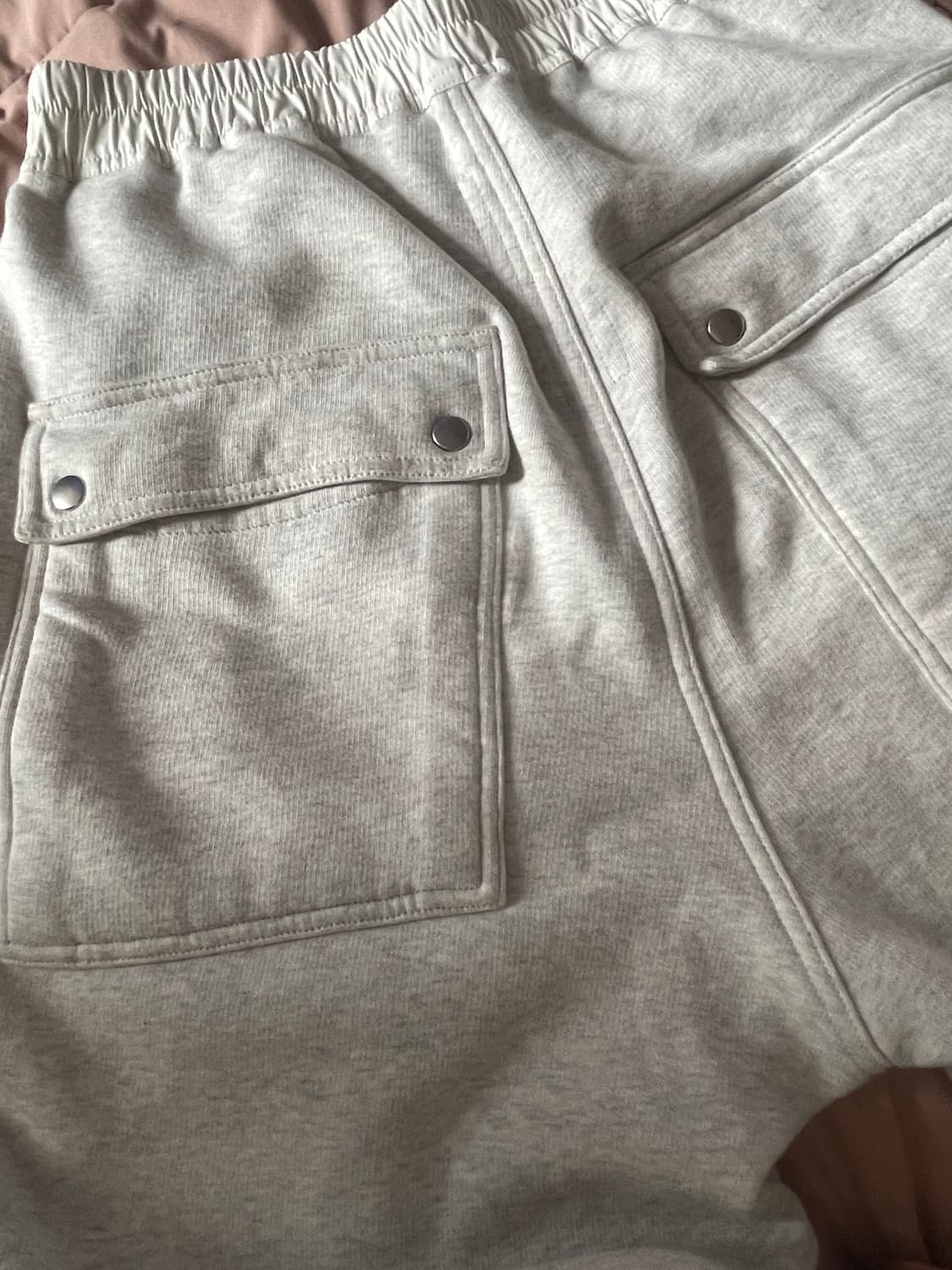 릭 오웬스 다크쉐도우 GETH 벨라 스웻팬츠 밀크 xs 상품이미지7