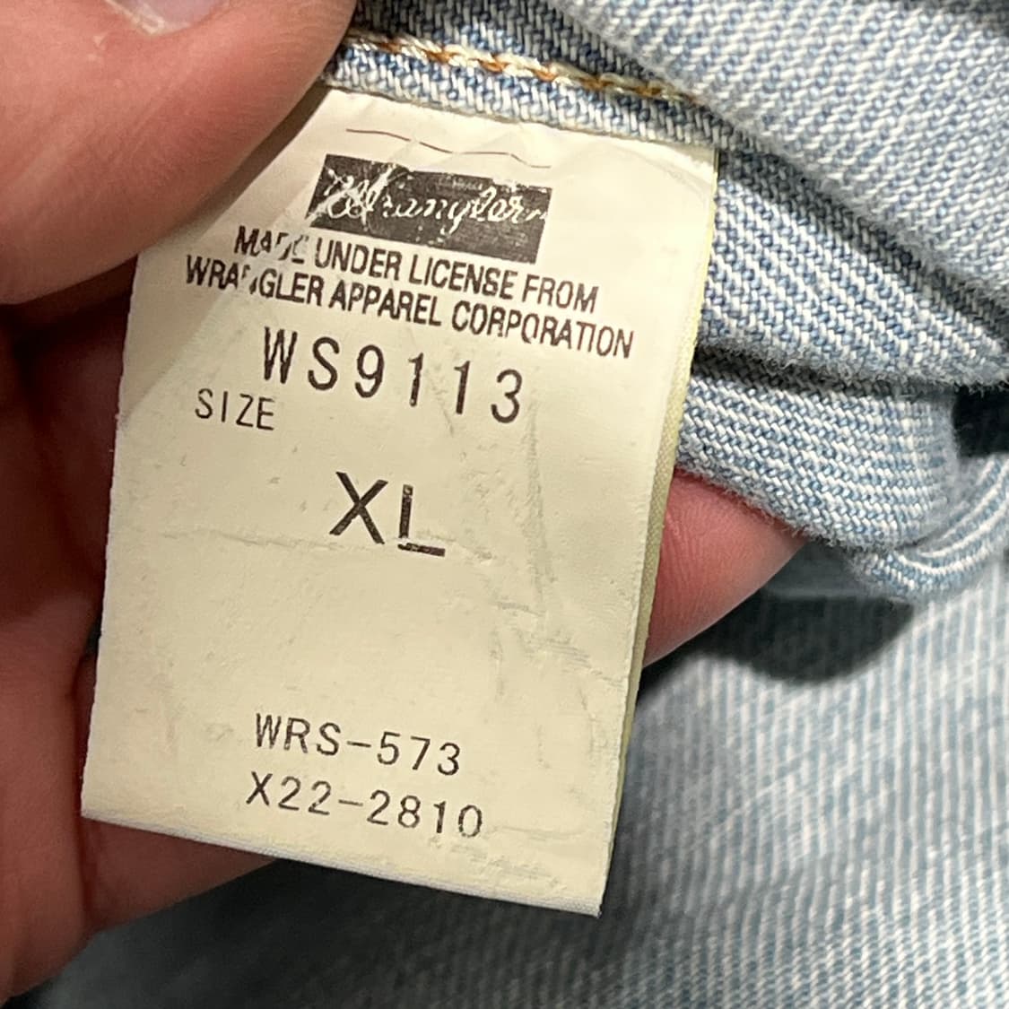 랭글러xAZUL 데님자켓 s09292 상품이미지7