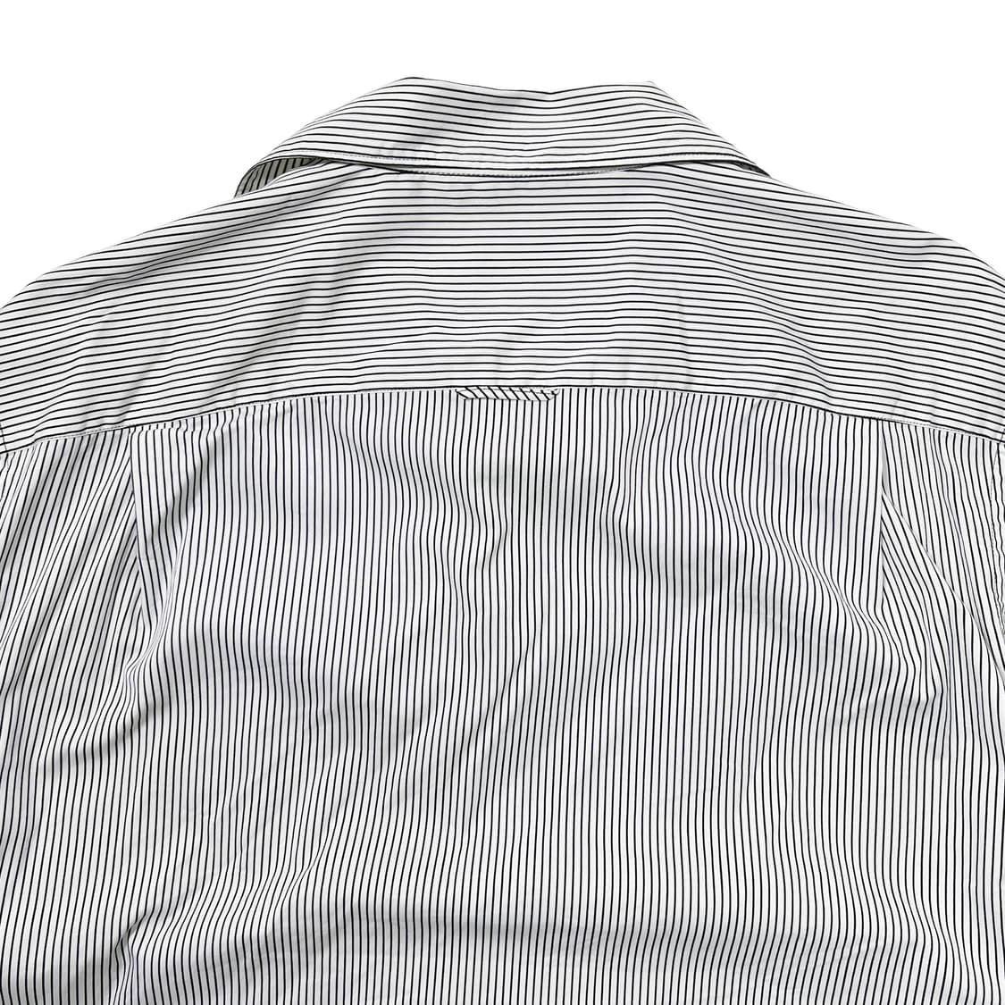 프라다 스트레치 코튼 리나일론 셔츠 화이트 블랙 (XL) 상품이미지5