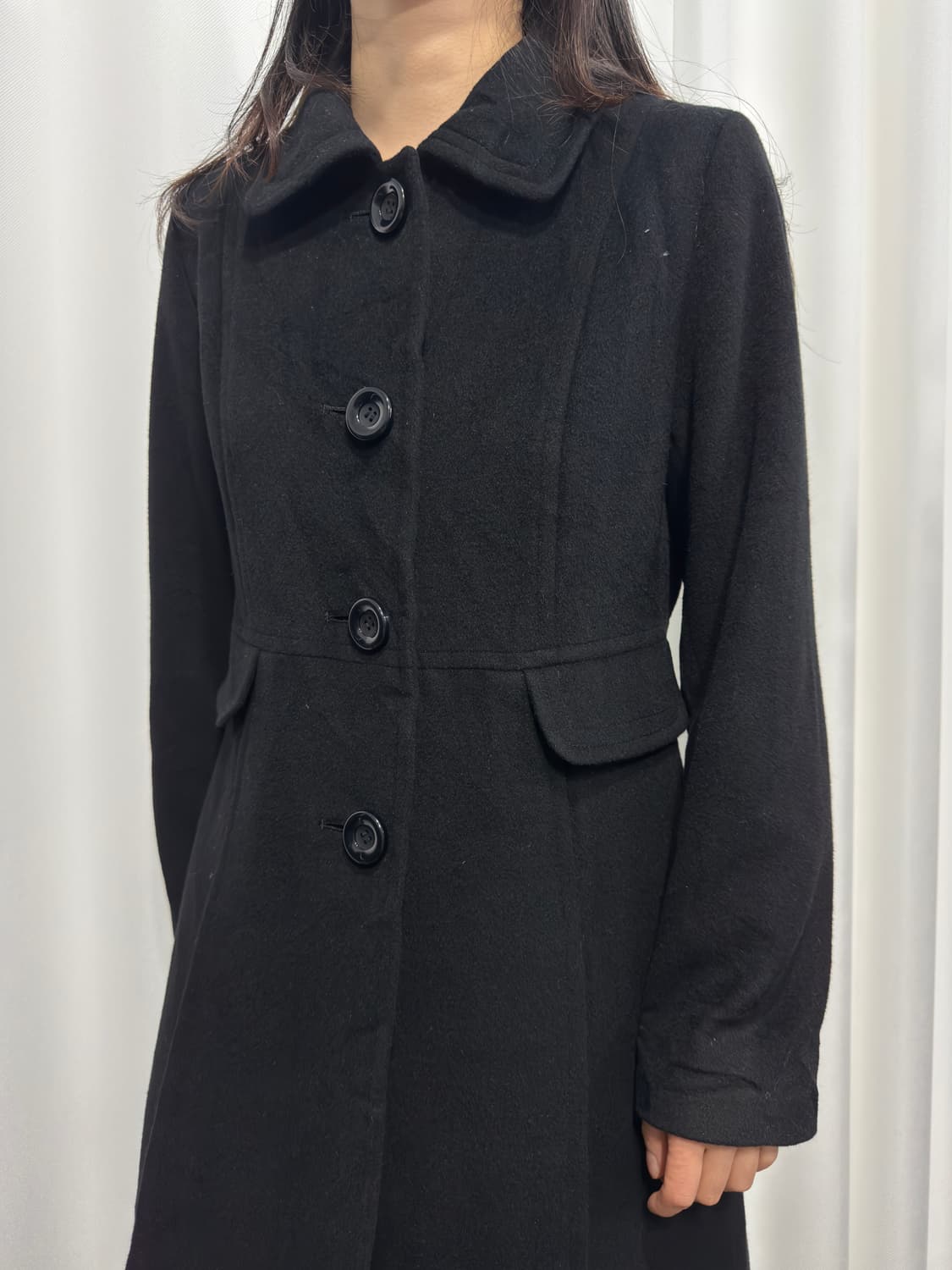 style com button coat 상품이미지3