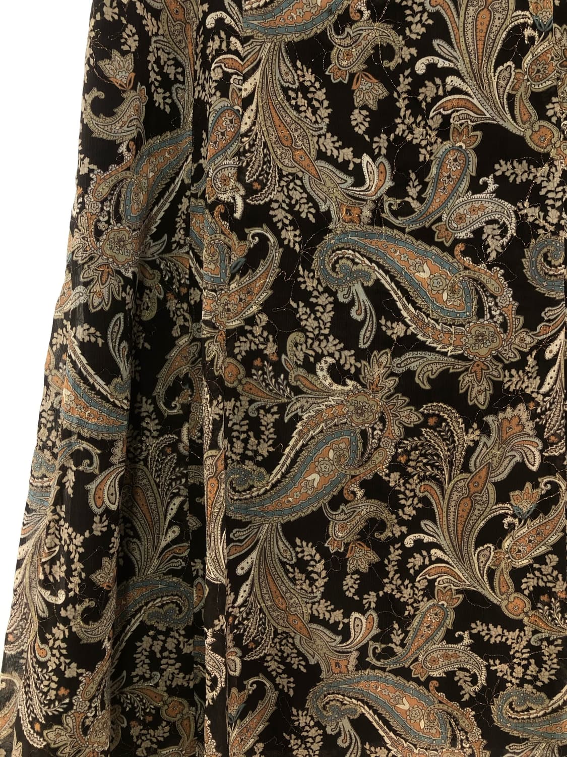 brown glitter paisley midi skirt 상품이미지2