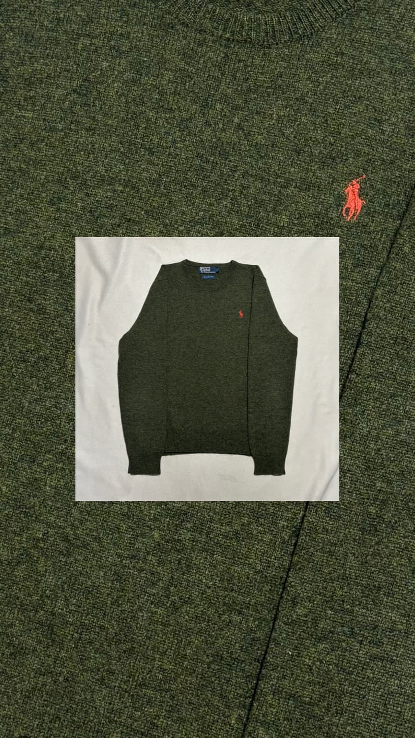 폴로랄프로렌 카키 니트 상품이미지1