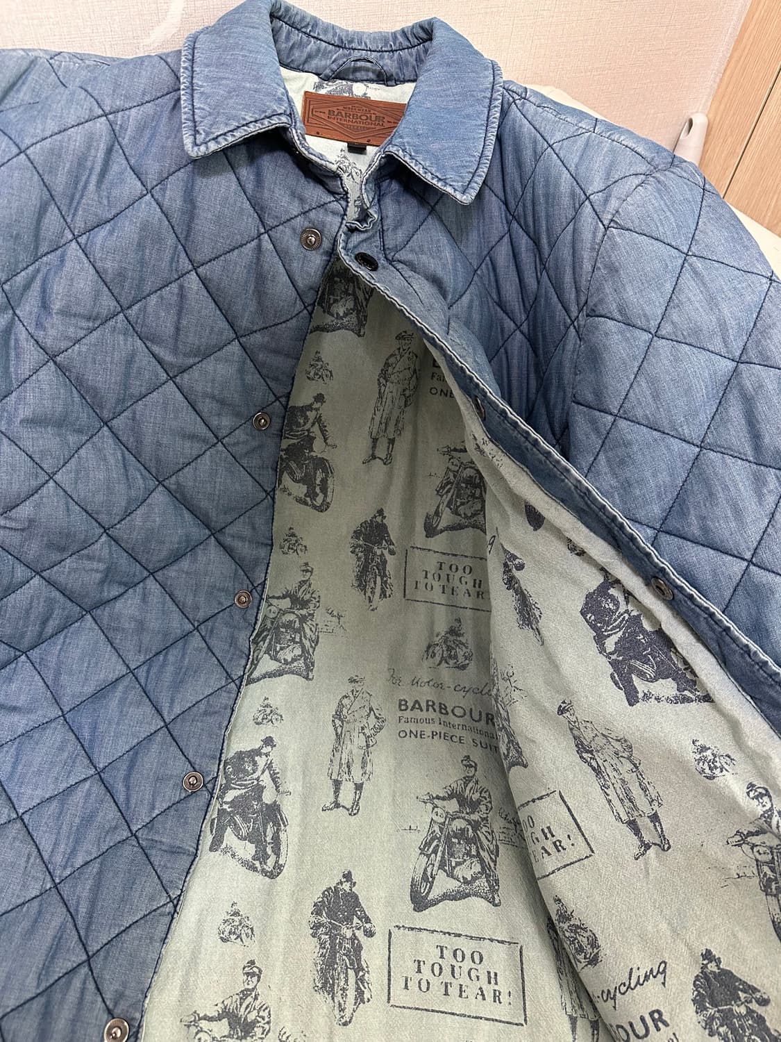 바버 솔렉스 퀼트 셔츠 (정품) 상품이미지2