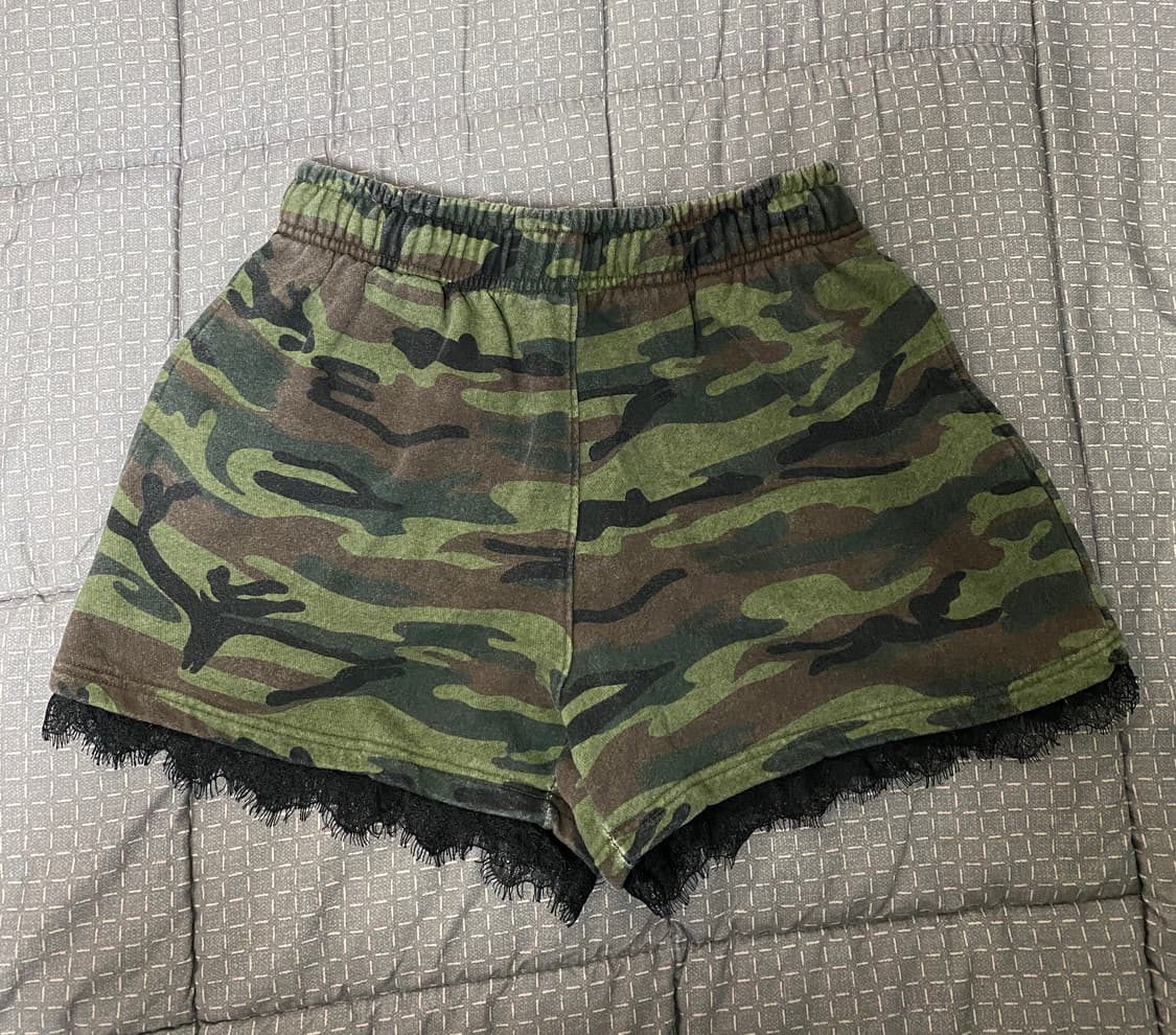 플리즈프로젝트 카모 레이스 쇼츠 상품이미지2