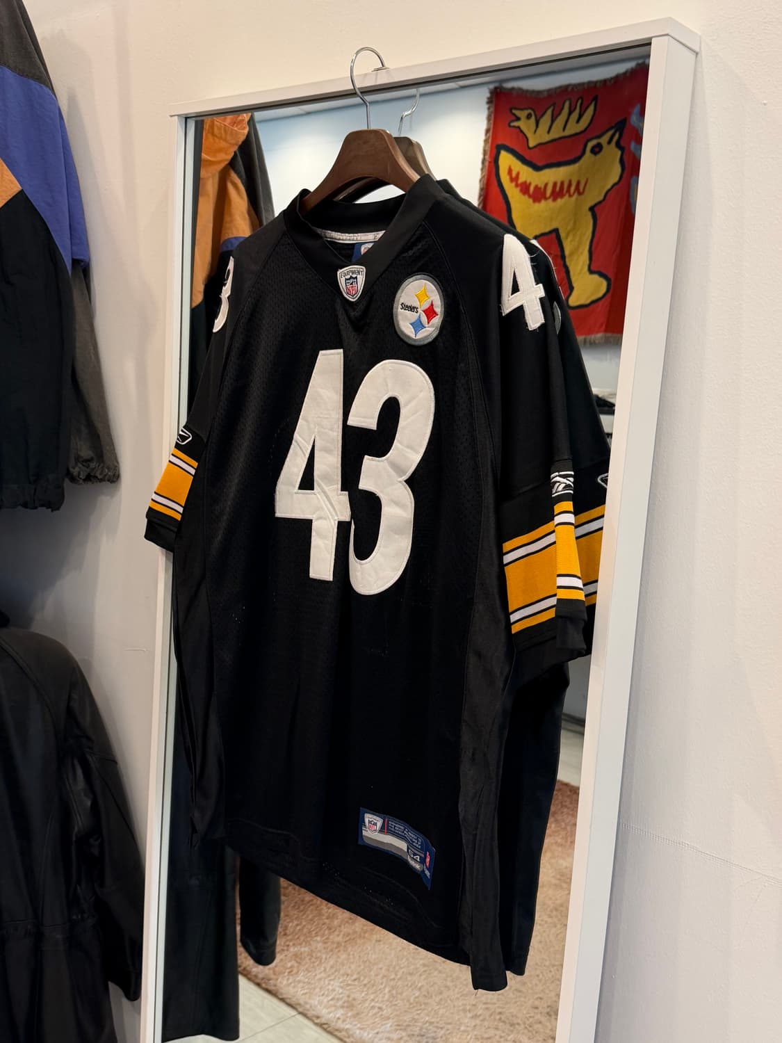 (deadstock) Reebok 리복 NFL 피츠버그 스틸러스 풋볼 저 상품이미지1