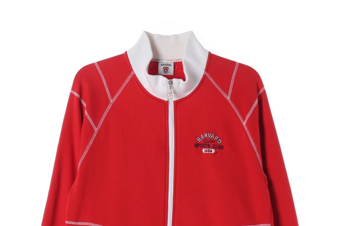 하버드 스포츠 클럽 올드스쿨 트랙탑 져지 레드 상품이미지3